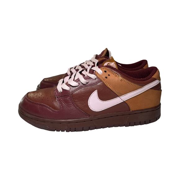 Nike Dunk Low Premium Brown Ice Pink 2003 Women’s 8 Rare Vintage Sneakers - Picture 1 of 10
